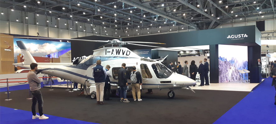 EBACE 2023: Leonardo back to Europe’s executive air transport exhibition with its Agusta brand