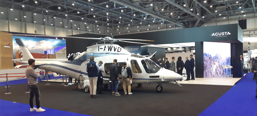 EBACE 2023: Leonardo back to Europe’s executive air transport exhibition with its Agusta brand