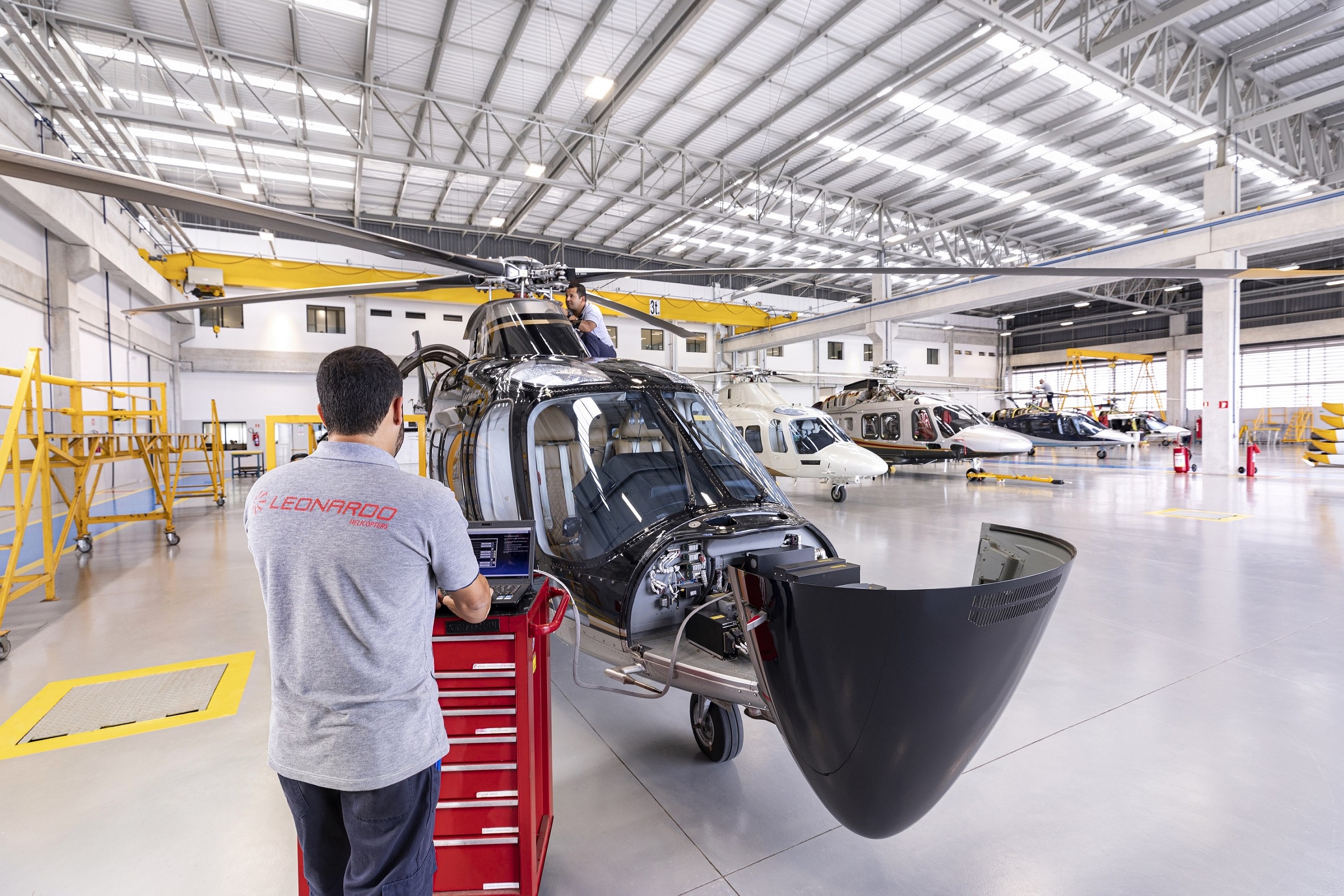 LABACE 2022 VIP helicopters by Agusta Leonardo Helicopters