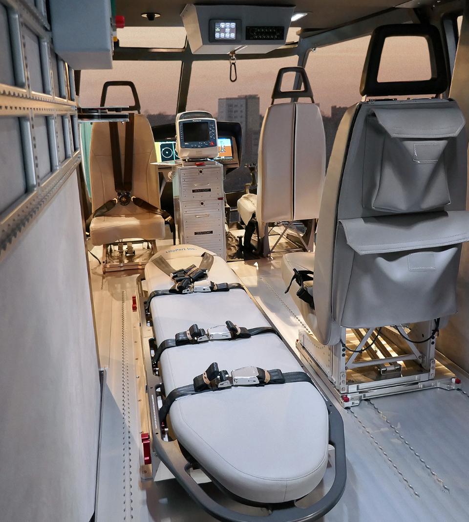 Medical and Rescue Services Flexible cabin space