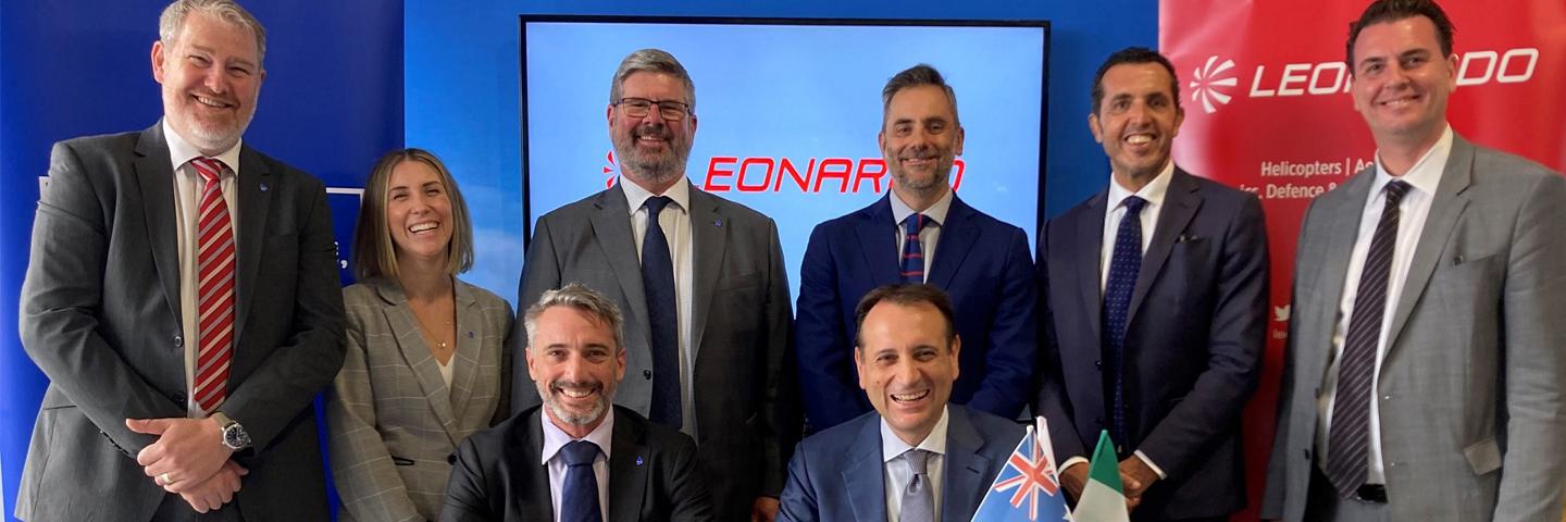 Babcock 2 x AW139 signing ceremony Avalon herobanner