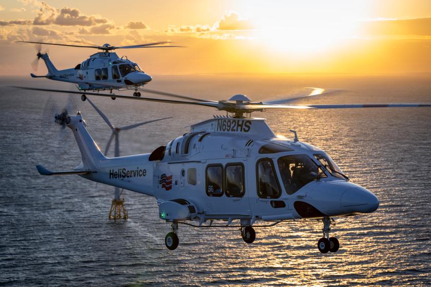 HeliService USA offshore wind market