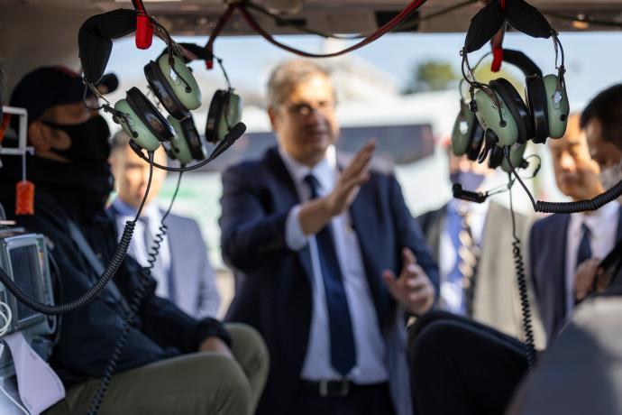 L’AW169 a Kagoshima