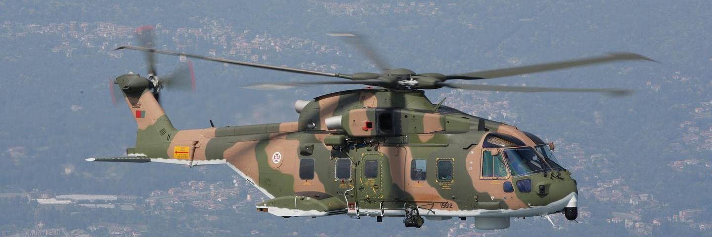 AW101 performing SAR mission