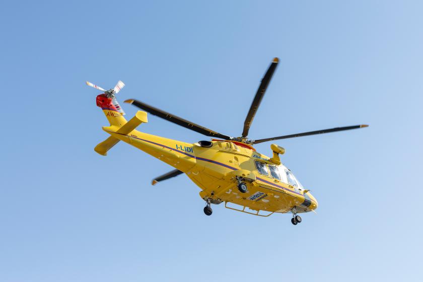 The AW169 in Kagoshima