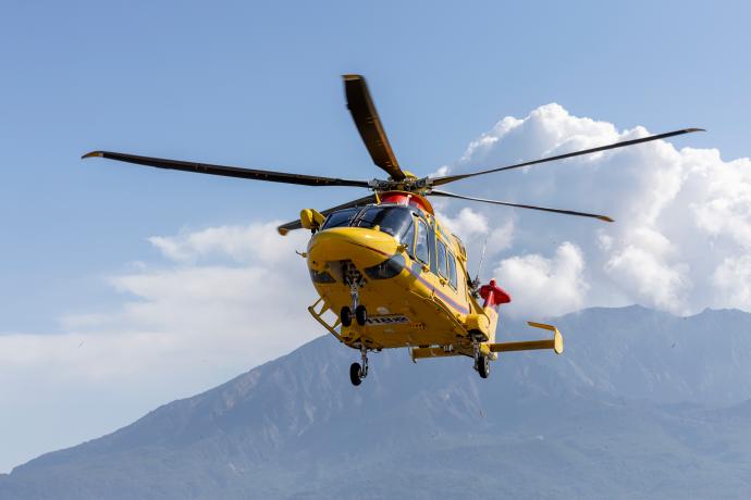 The AW169 in Kagoshima
